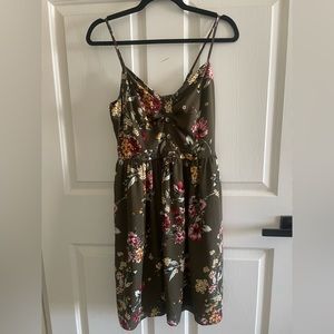 Green Floral Dress